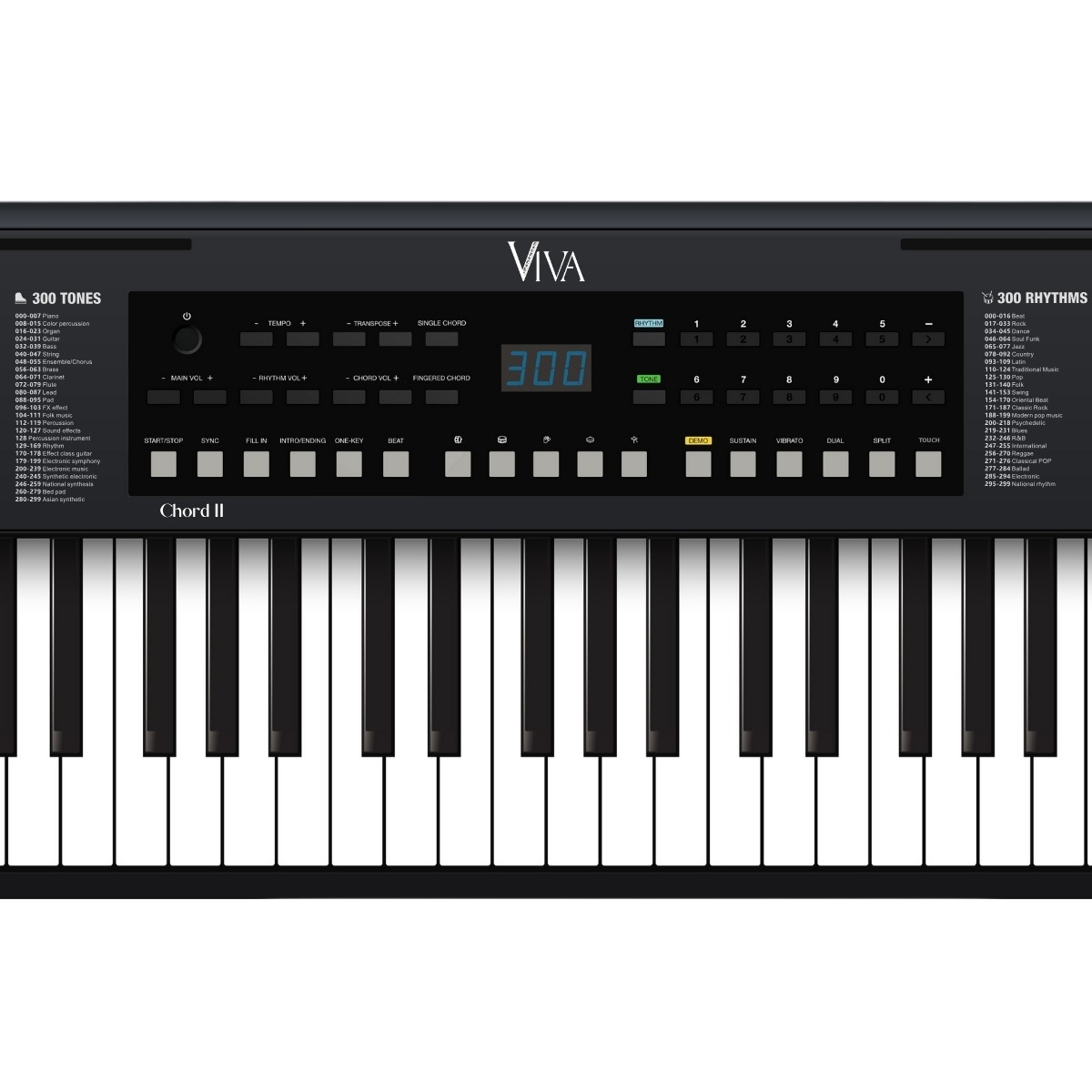 Viva Chord II keyboard